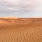 「ドバイ」砂漠の風景