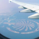 ドバイ「パームジュメイラ」の上空写真