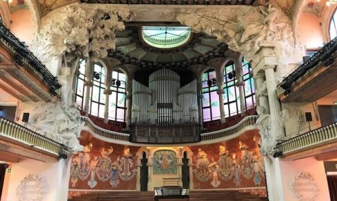 バルセロナにある世界遺産「カタルーニャ音楽堂」