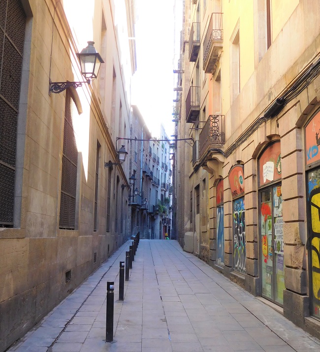 バルセロナ「旧市街(ゴシック地区)」の風景