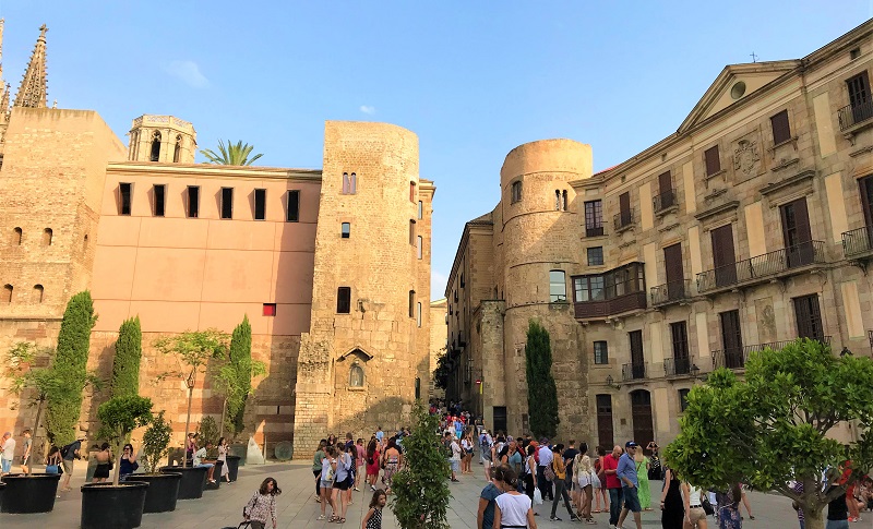 バルセロナ「ゴシック地区・旧市街」の風景