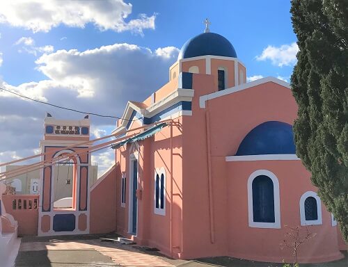 サントリーニ島「イア」の教会