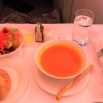 「エミレーツ航空」ビジネスクラスの機内食