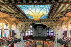 スペイン「バルセロナ」の世界遺産「カタルーニャ音楽堂」