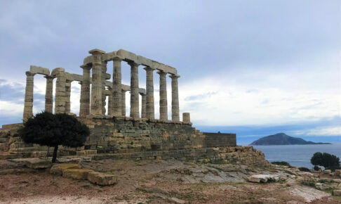 ギリシャ「スニオン岬」の風景