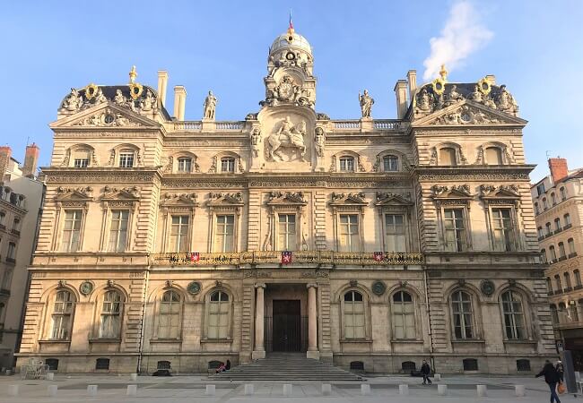 フランス「リヨン市庁舎」の風景