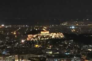 ギリシャ「アテネ」の夜景