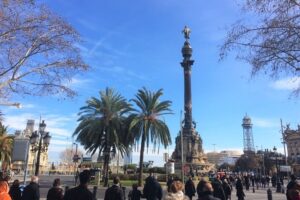 スペイン「バルセロナ」コロンブスの像